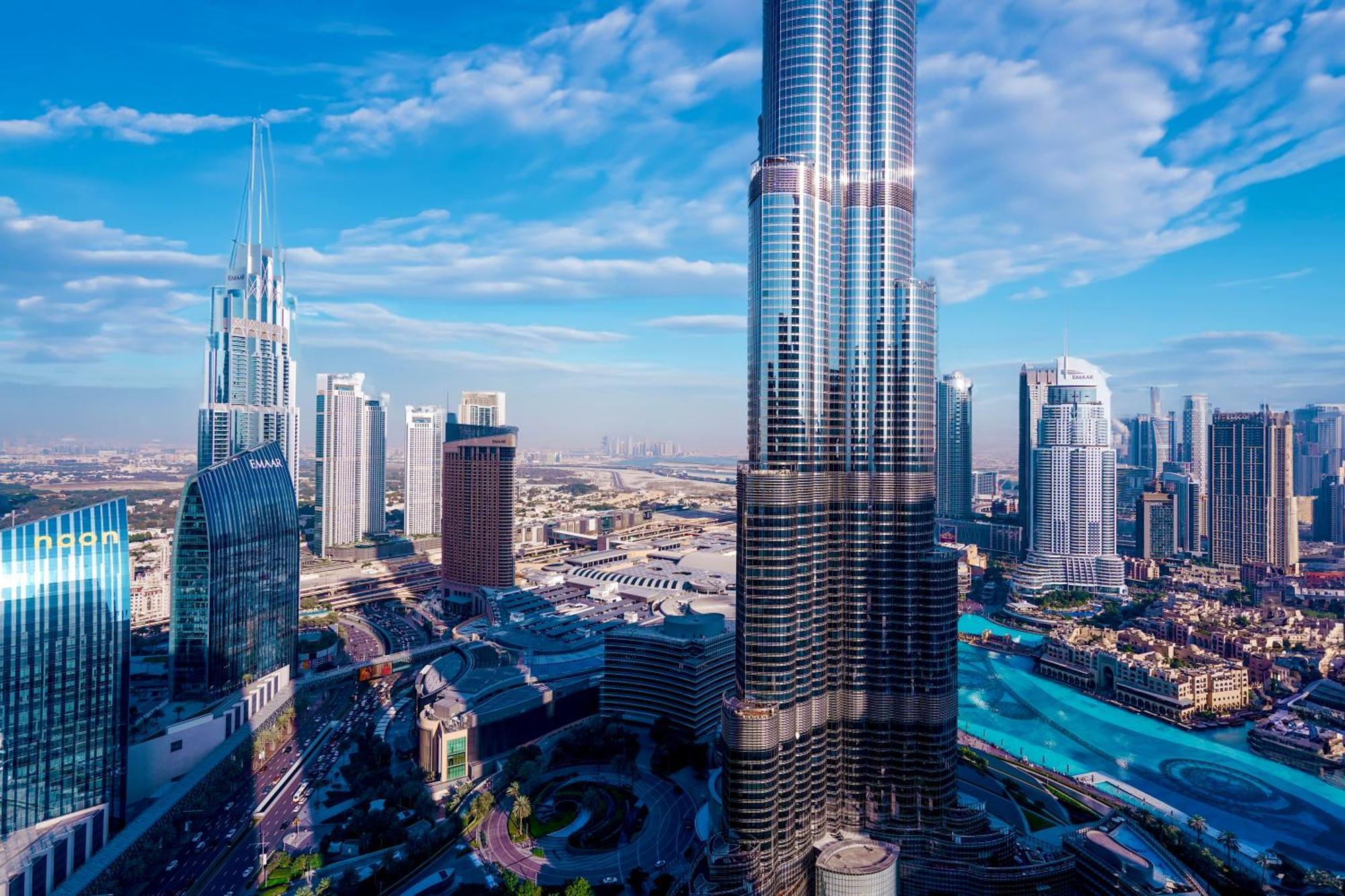 The Closest Building To Burj Khalifa With Fountain View In Address Opera Residence Дубай Экстерьер фото