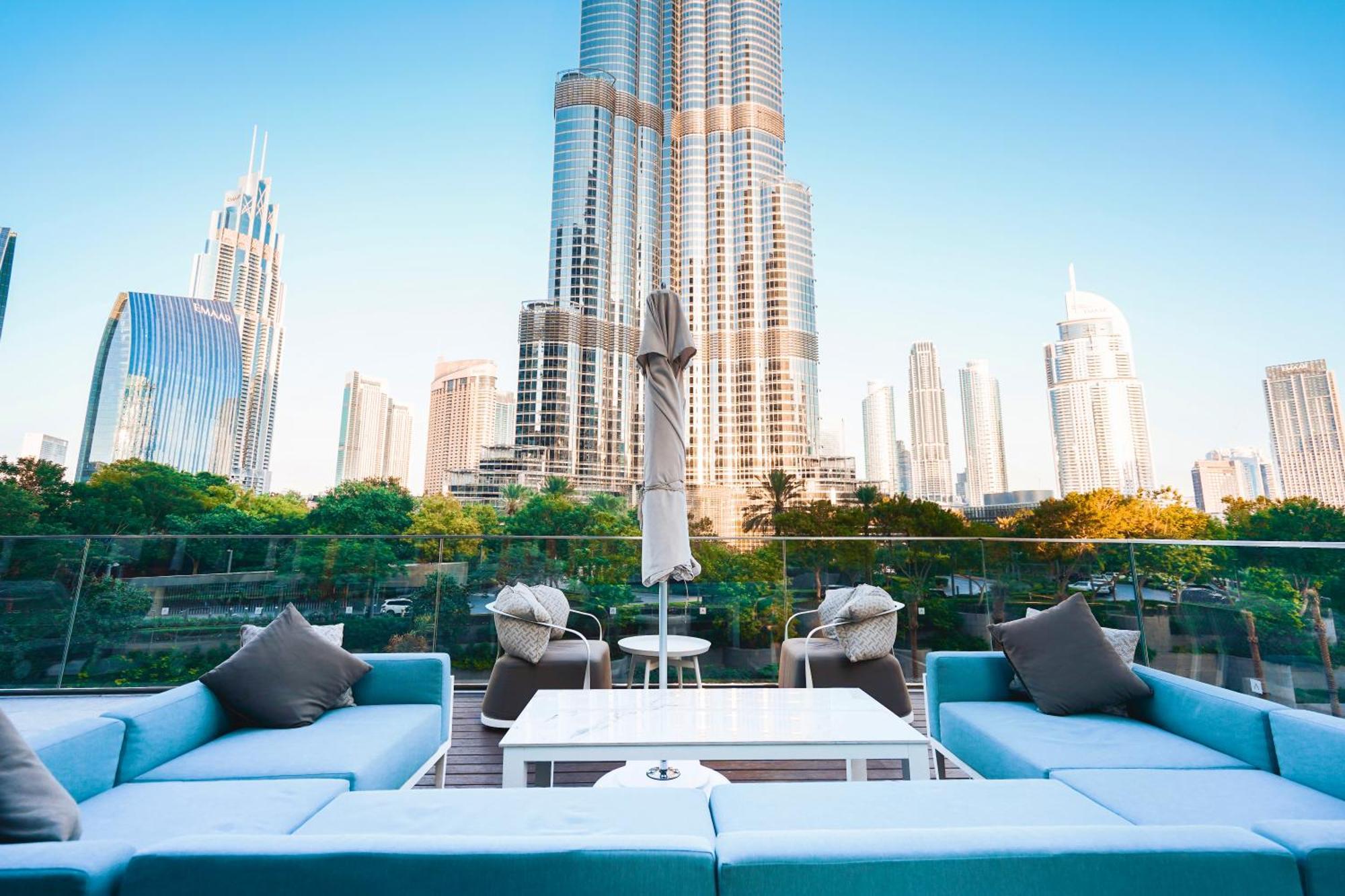 The Closest Building To Burj Khalifa With Fountain View In Address Opera Residence Дубай Экстерьер фото