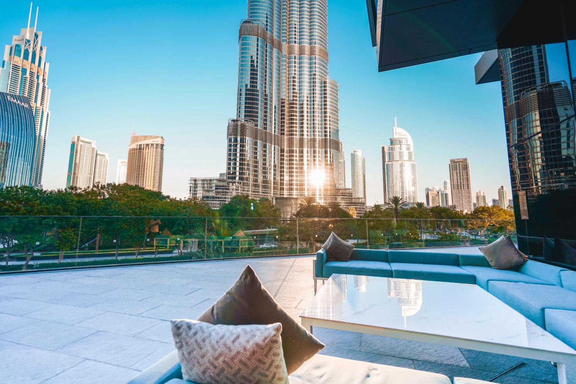 The Closest Building To Burj Khalifa With Fountain View In Address Opera Residence Дубай Экстерьер фото